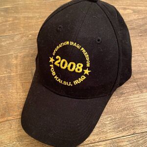Operation Iraqi Freedom 2008 FOB Kalsu Iraq Military Baseball Cap Hat One Size